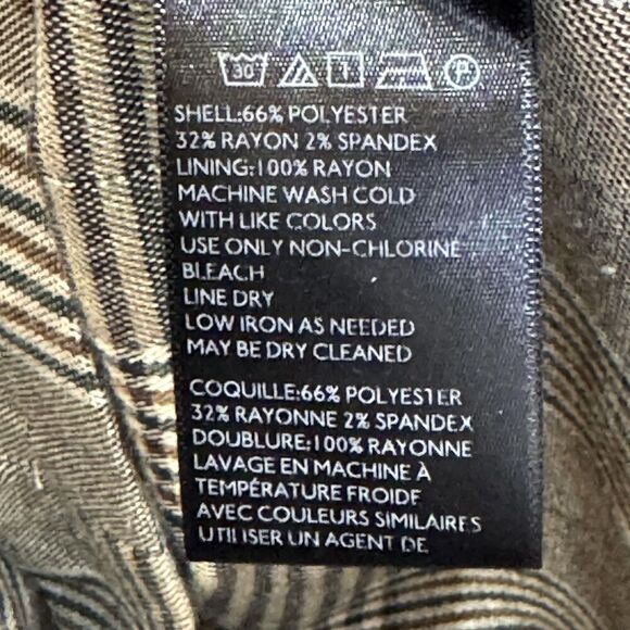 Urban Outfitters Cassidy Shorts Romper Medium Brown Plaid Square Neck - Picture 9 of 9